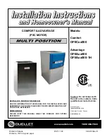 Ouellet Advantage OFEA 000 Series Installation Instructions Manual preview