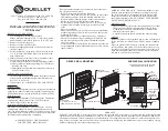 Ouellet OVE Series Installation Instructions preview