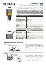 Предварительный просмотр 4 страницы OUMAN GSMMOD9 Quick Start Manual