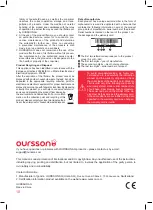 Preview for 10 page of Oursson AG5002D Instruction Manual