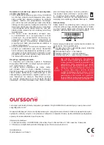 Preview for 31 page of Oursson EK1742G Instruction Manual