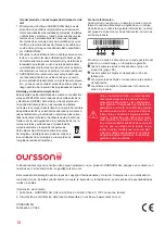 Предварительный просмотр 18 страницы Oursson FE1105D Instruction Manual