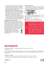 Предварительный просмотр 28 страницы Oursson FE1105D Instruction Manual