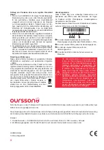 Предварительный просмотр 8 страницы Oursson FE1405D Instruction Manual