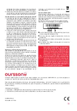 Preview for 19 page of Oursson FE1405D Instruction Manual