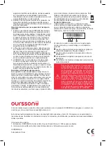 Preview for 21 page of Oursson JM3300 Instruction Manual