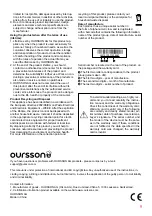 Preview for 9 page of Oursson JM3400 Instruction Manual