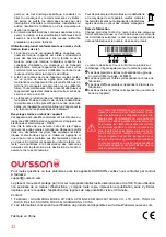 Предварительный просмотр 32 страницы Oursson MM2009 Instruction Manual