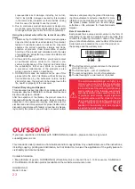 Preview for 23 page of Oursson MO2305 Instruction Manual