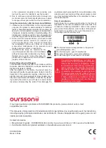 Предварительный просмотр 15 страницы Oursson RF1005 Instruction Manual