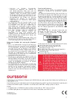 Preview for 7 page of Oursson TO2145D/DC Instruction Manual