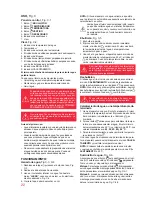 Предварительный просмотр 22 страницы Oursson TP3310PD Instruction Manual