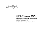 Предварительный просмотр 1 страницы Outback Power Systems FLEXMAX 80 User Manual