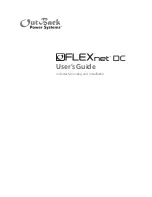 Outback Power Systems FLEXnet DC User Manual предпросмотр