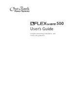 Предварительный просмотр 1 страницы Outback Power Systems FLEXware 500 User Manual