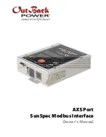 Preview for 3 page of OutBack Power AXS Port Owner'S Manual