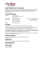 Preview for 4 page of OutBack Power AXS Port Owner'S Manual