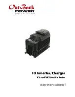 OutBack Power FX Mobile Series Operator'S Manual preview