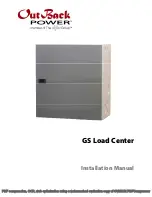 Предварительный просмотр 1 страницы OutBack Power GS Load Center Series Installation Manual