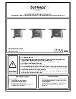 Outback 4 Burner Assembly And Operating Instructions Manual предпросмотр