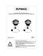 Outback Cook Dome 701 Assembly And Operating Instructions Manual preview