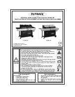 Outback Dual Fuel 2 Assembly And Operating Instructions Manual предпросмотр