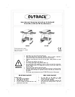 Preview for 1 page of Outback EX200T Assembly And Operating Instructions Manual