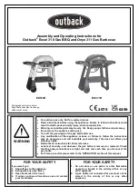 Preview for 1 page of Outback EX310H Assembly And Operating Instructions Manual