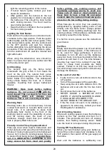 Preview for 20 page of Outback EX310H Assembly And Operating Instructions Manual