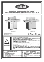 Outback Jupiter 4S Assembly And Operating Instructions Manual preview