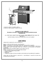 Предварительный просмотр 15 страницы Outback Jupiter RS4491H Assembly And Operating Instructions Manual