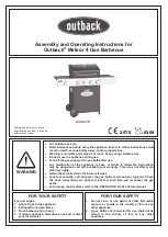 Preview for 1 page of Outback Meteor 4 MS4431H Installation, Assembly And Operating Instructions