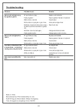 Preview for 22 page of Outback Meteor 4 MS4431H Installation, Assembly And Operating Instructions