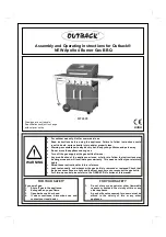 Outback MF4493 Assembly And Operating Instructions Manual preview