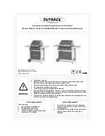 Outback Modern Classic Hunter Assembly And Operating Instructions Manual preview