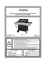 Предварительный просмотр 1 страницы Outback MS5661AW Assembly And Operating Instructions Manual