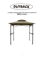 Preview for 1 page of Outback O/B370612 Assembly And Operating Instructions