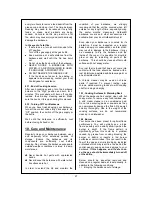 Preview for 21 page of Outback Omega 100 Assembly And Operating Instructions Manual