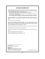 Предварительный просмотр 22 страницы Outback Omega 200 Assembly And Operating Instructions Manual