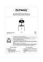 Preview for 1 page of Outback RG47D Assembly And Operating Instructions Manual