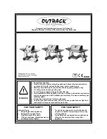 Preview for 1 page of Outback Sapphire 2 Burner Assembly And Operating Instructions Manual