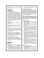 Preview for 12 page of Outback Spectrum THG2302P-6 Assembly And Operating Instructions Manual