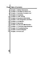 Preview for 2 page of Outback TPA101-3 Assembly & Operating Instructions