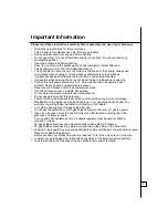 Preview for 9 page of Outback TPA101-6 Assembly & Operating Instructions