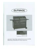 Outback TS201 Assembly And Operating Instructions Manual preview