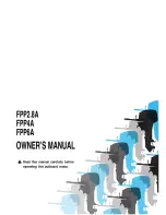 Предварительный просмотр 1 страницы Outboards Group FPP2.8A Owner'S Manual