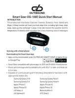 Preview for 1 page of Outbound smart gear OG-100E Quick Start Manual