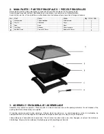 Preview for 5 page of Outdoor Escapes FPW-OE010B Assembly, Use And Care Manual