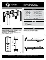 Outdoor Essentials ELEVATED GARDEN PLANTER Installation Instructions preview