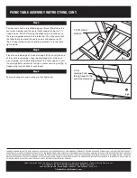 Предварительный просмотр 2 страницы Outdoor Essentials Picnic Table 9334 Assembly Instructions